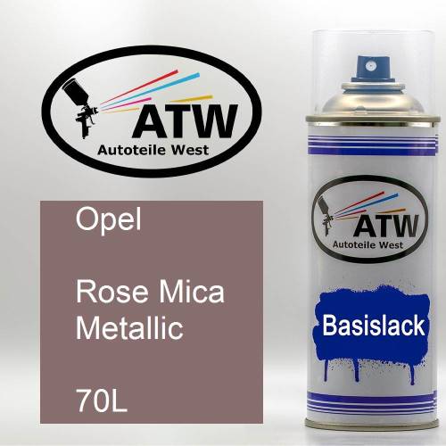 Opel, Rose Mica Metallic, 70L: 400ml Sprühdose, von ATW Autoteile West.